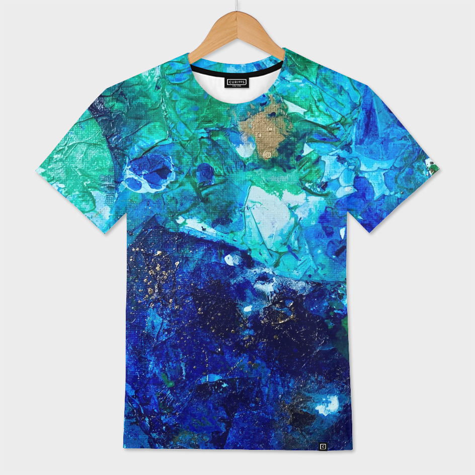 «Look Down As The Rain Falls Into The Sea» Men's All Over T-Shirt by ...