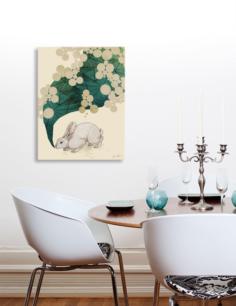 «Spring Again» Canvas Print by Laura Graves | Curioos