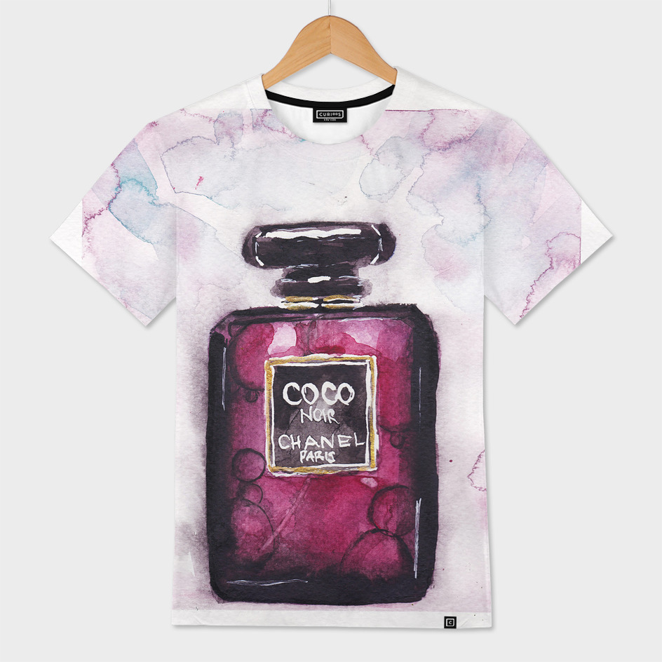 Coco Noir by Chanel Paris» Men's All Over T-Shirt by Ana Novakovic | Curioos