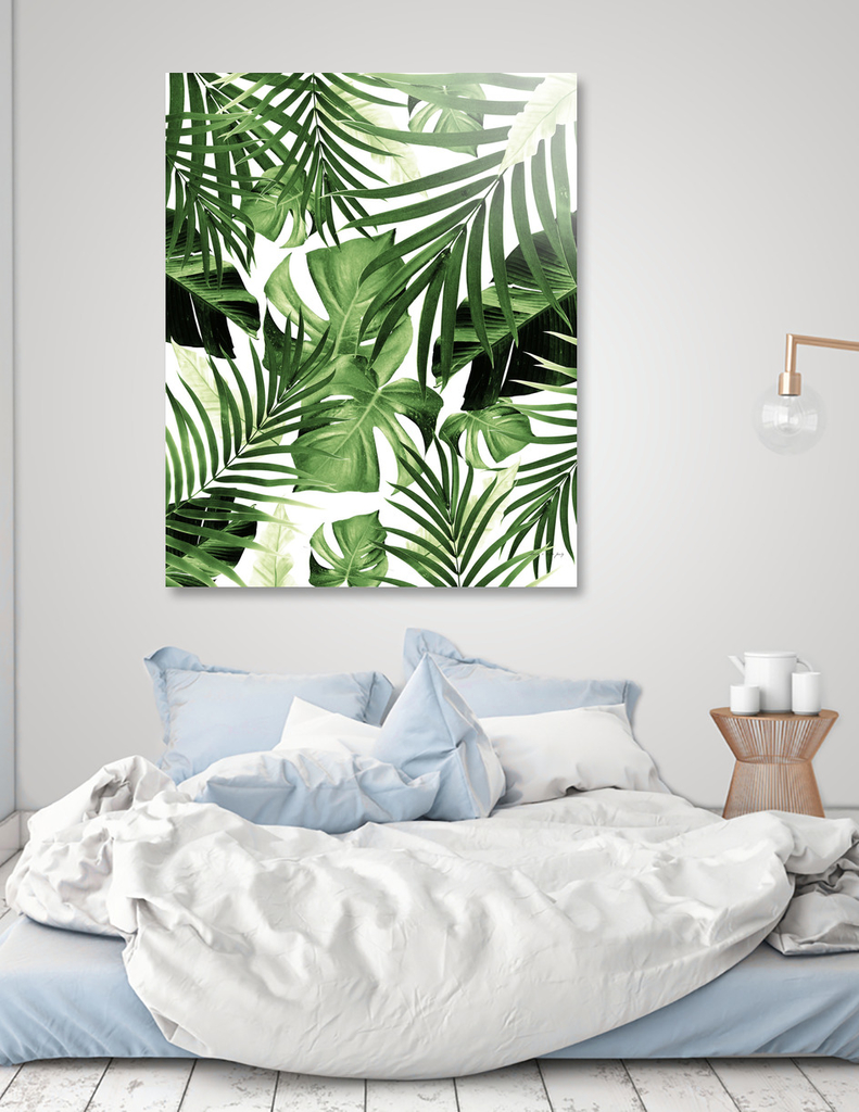 «Tropical Jungle Leaves Pattern #12 #tropical #decor #art» Acrylic ...