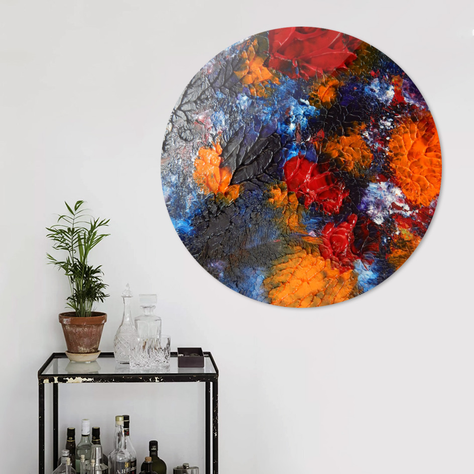 «FALLING LEAVES 2» Disk by WILLIAM BIRDWELL | Curioos