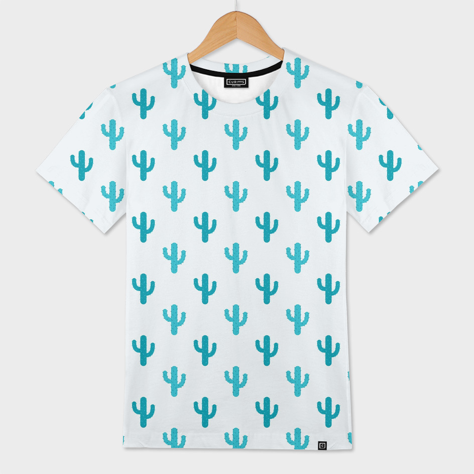 cactus-pattern» Men's T-Shirt Abstracto Create | Curioos