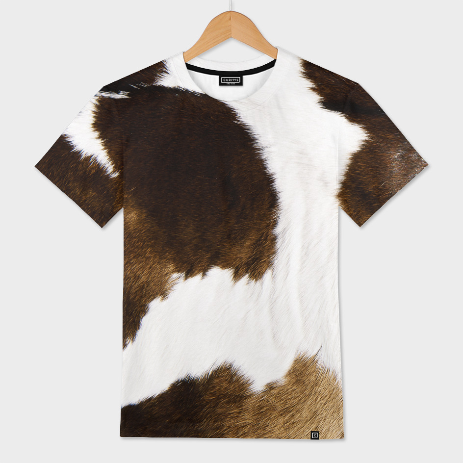 Printful Men's Cow Animal Print T-Shirt