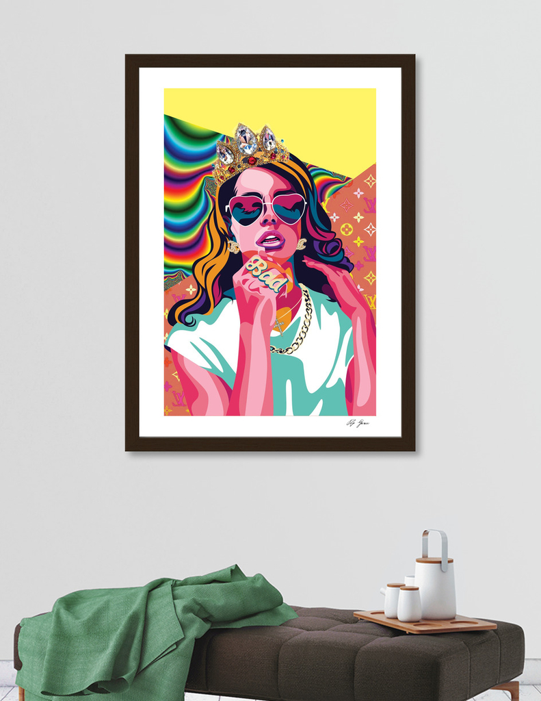lana del rey pop art poster