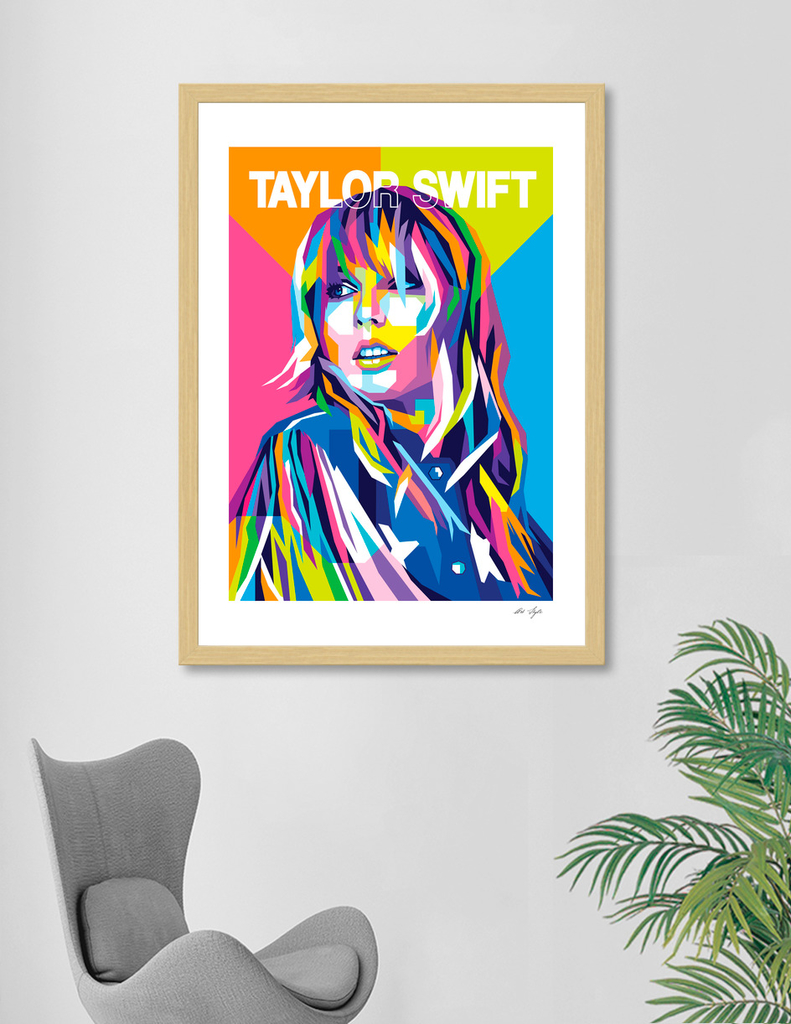 Taylor Swift WPAP Style Kids T-Shirt