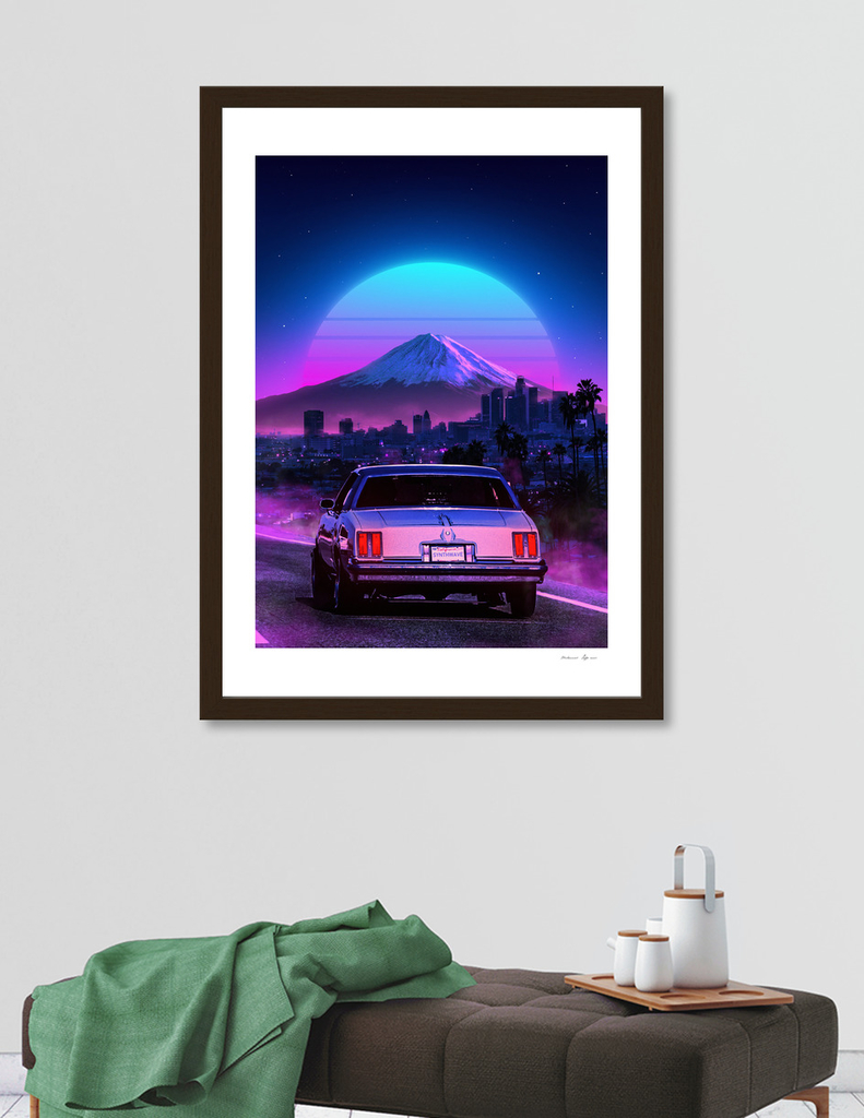 «Night Drive» Art Print by Exhozt | Curioos