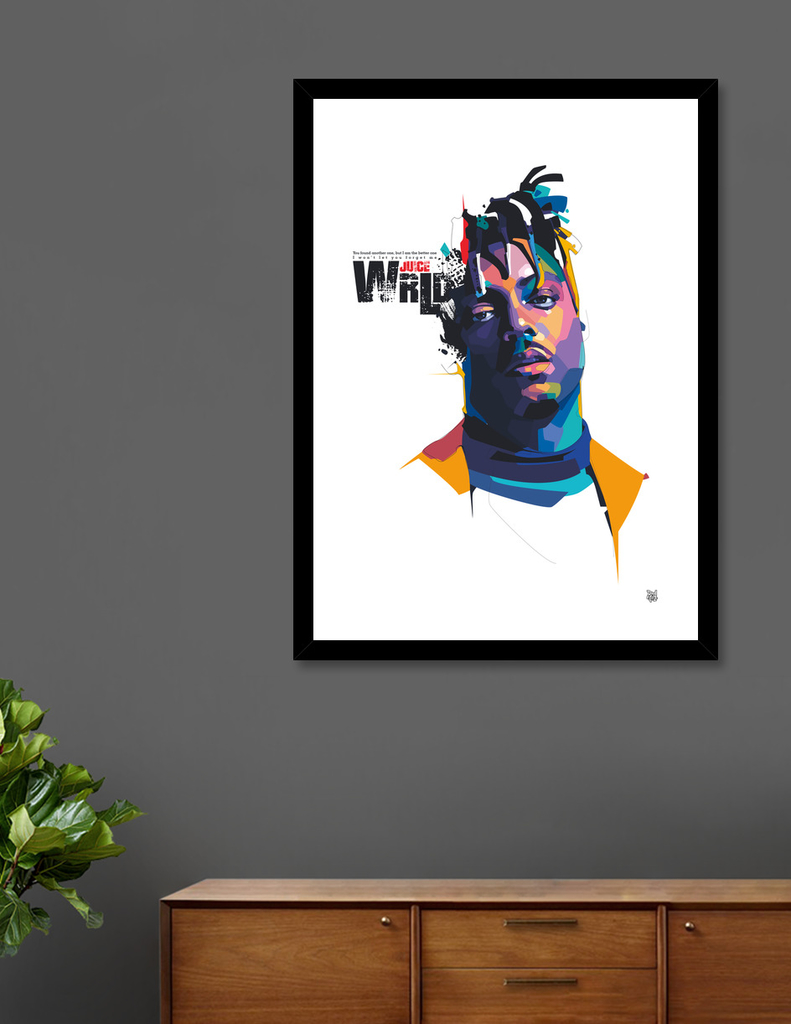 Juice Wrld Fan Art 20x20 Original Artwork by Ghost 👻 ..2nd piece is 24x36  $235