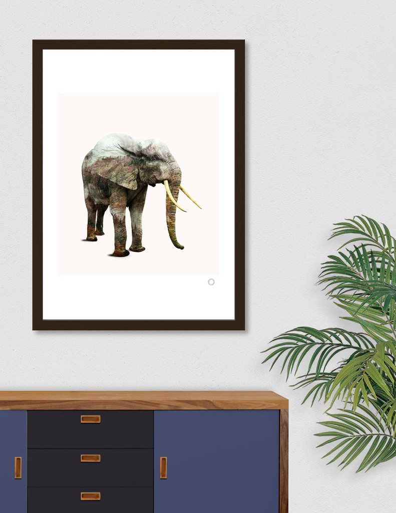 «elephant-transformation» Art Print by 83 Oranges | Curioos