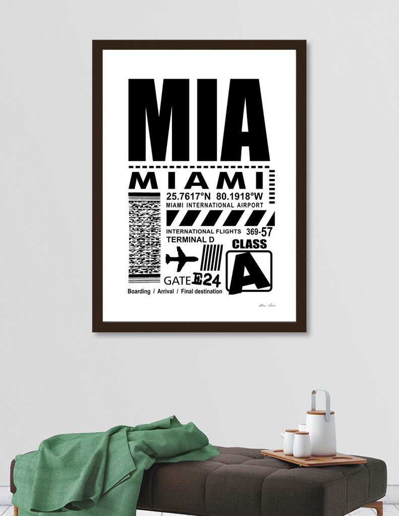 Miami International Airport MIA Backpack for Sale by Alma-Studio