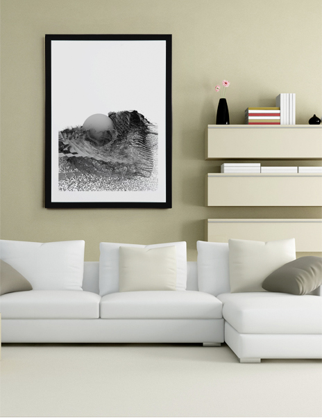 «Partikel» Art Print by Klaus Fleischhacker | Curioos