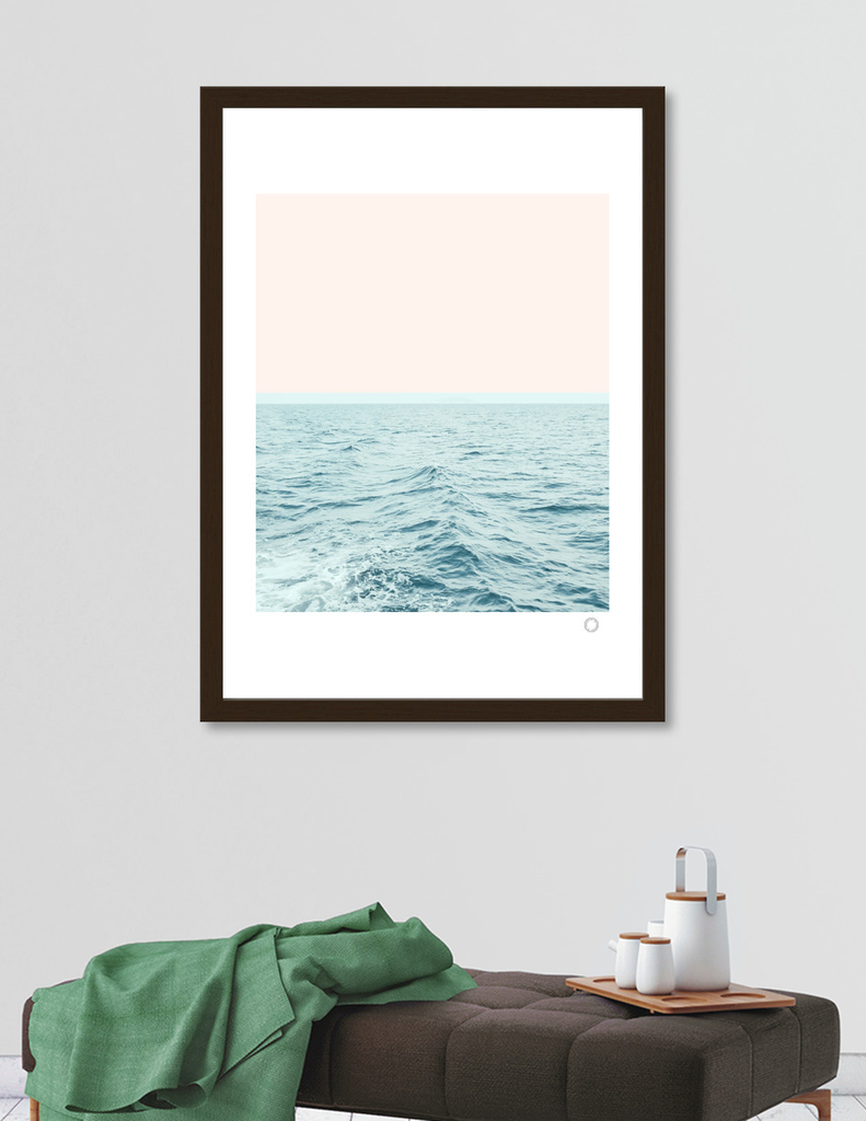 «Sea Breeze, Minimal Nature Ocean Photography, Scenic» Art Print by 83 ...