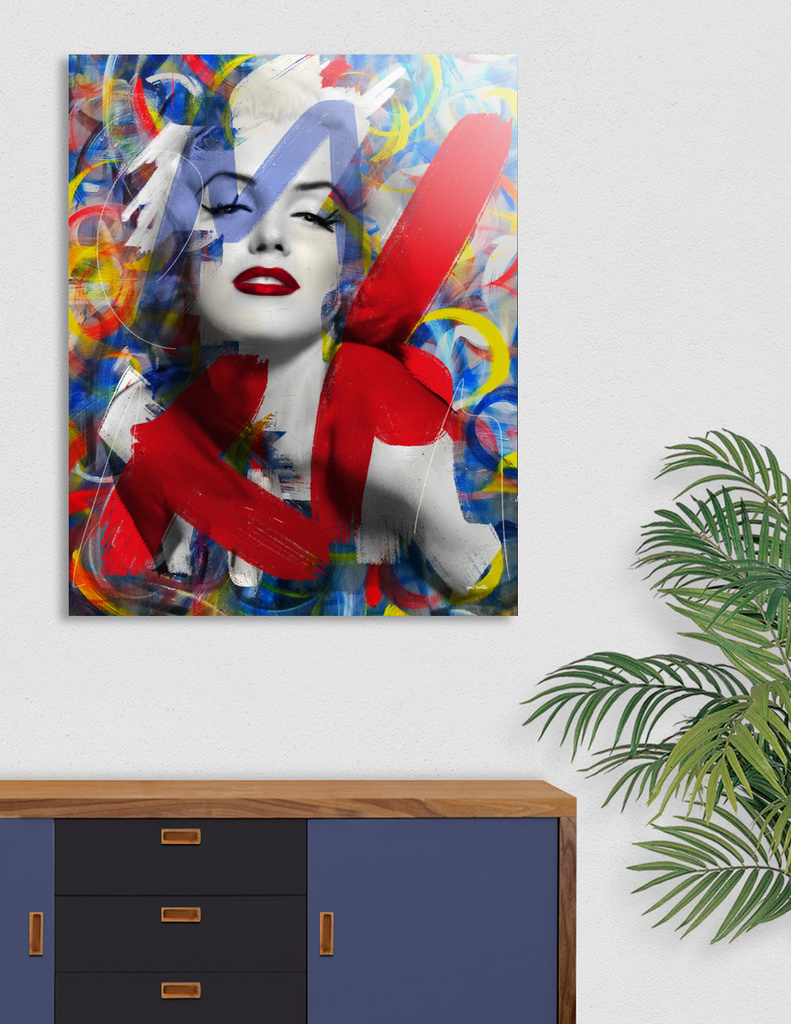 «Sweet Marilyn» Aluminum Print by Daniel Malta | Curioos