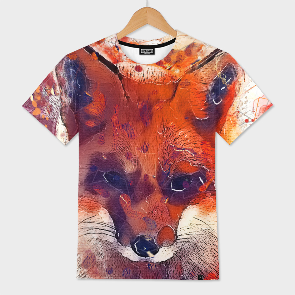 «red fox» Men's All Over T-Shirt by Justyna Jaszke | Curioos