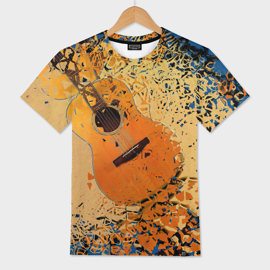 «Acoustic Rocks» Men's All Over T-Shirt by Christy Leigh | Curioos
