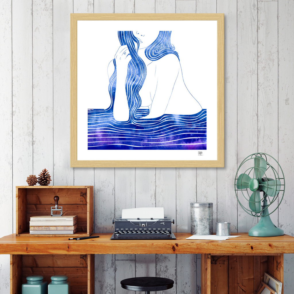 «NEREID XV» Art Print by Stevyn Llewellyn | Curioos