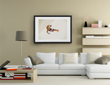 «Walking Shadow, Cat 2» Art Print by Jason Ratliff | Curioos